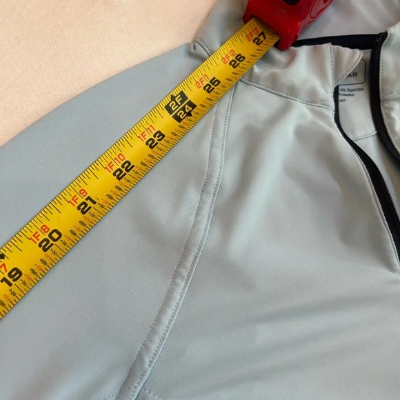 PETER MILLAR Women's  UPF 50+ Sun Protection 1/4 Zip Pullover XS Navy Blue Golf - Picture 7 of 16